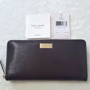 NWT Kate Spade Neda Bixby Patent Leather Wallet